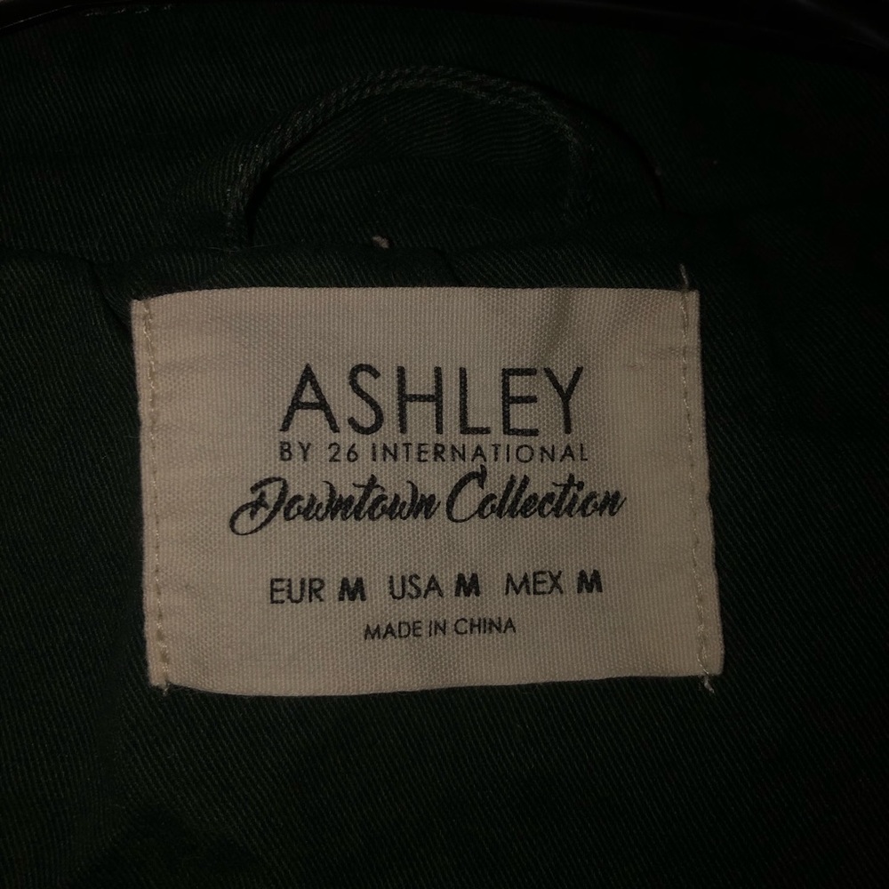 Fall green jacket